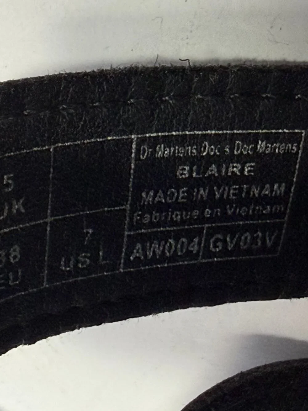 Dr. Martens L-7 Black leather sandals